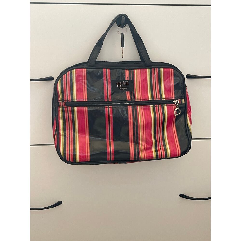 Gigi Hill Large Tote Hobo Bag Striped